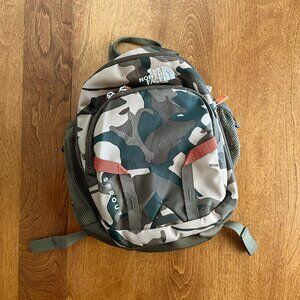 The North Face camo Sprout toddler backpack
